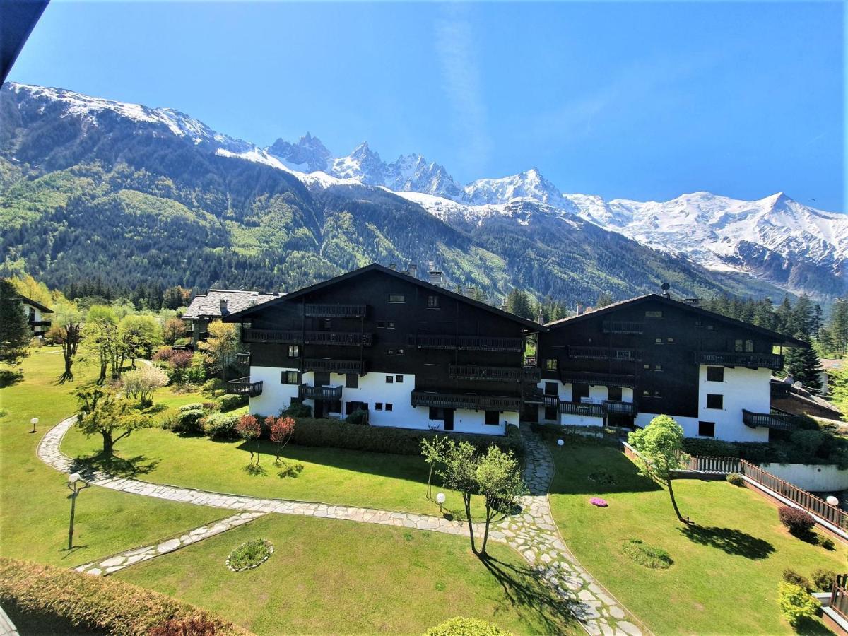 Chamonix superbe appartement vue Mont Blanc Extérieur photo