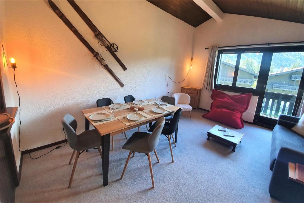 Chamonix superbe appartement vue Mont Blanc Extérieur photo