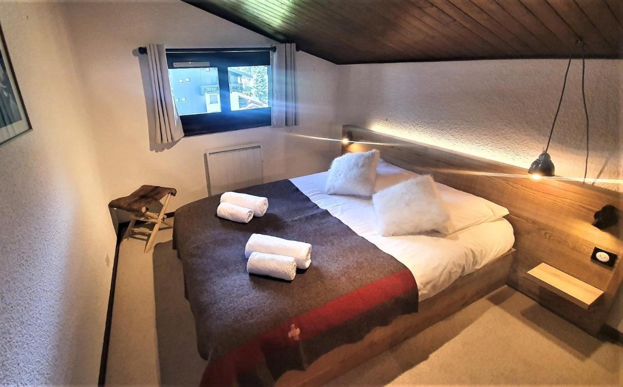 Chamonix superbe appartement vue Mont Blanc Extérieur photo
