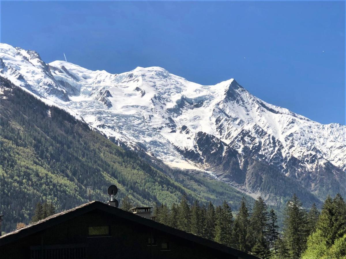 Chamonix superbe appartement vue Mont Blanc Extérieur photo